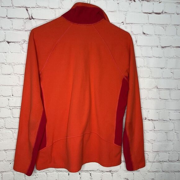 The North Face Sweater Womens Large Mock Neck Half Zip Pullover Fleece Hiking‎ - Picture 3 of 8